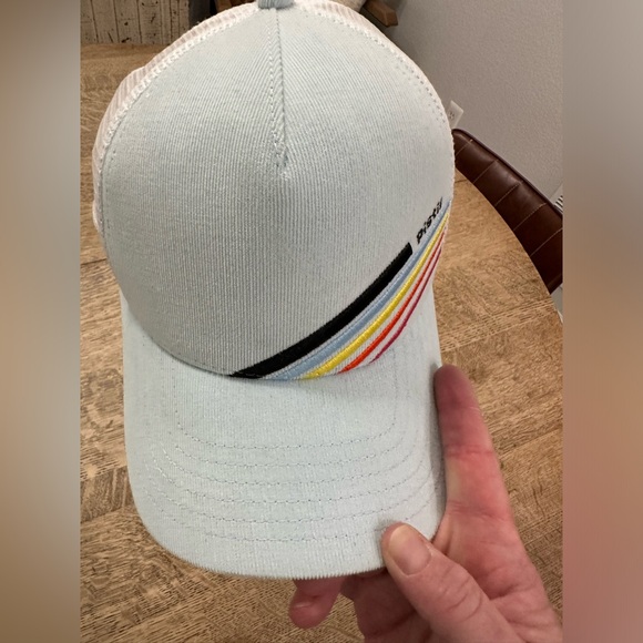 Pistil Kobie Mesh Snap Back Trucker Hat LIGHT BLUE - Picture 3 of 11